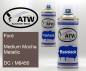 Preview: Ford, Medium Mocha Metallic, DC / M6450: 400ml Sprühdose + 400ml Klarlack - Set, von ATW Autoteile West.